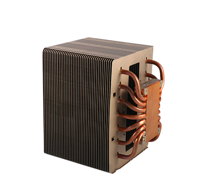 Multi-heat pipe dense fin combination CPU cooler