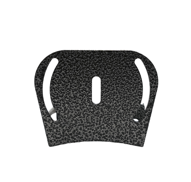 Hollow industrial stampings made of black metal