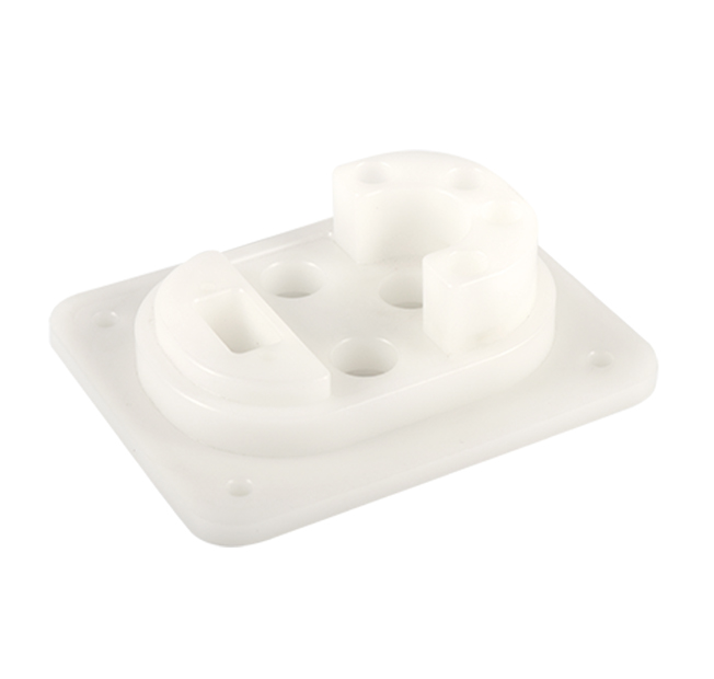 Plastic medical equipment fixing support
