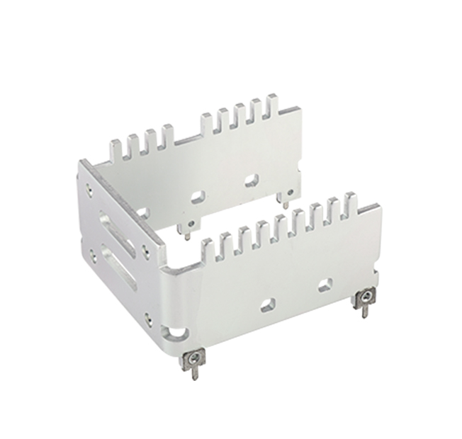 Electronic aluminum alloy heat sink bracket Precision electronic parts