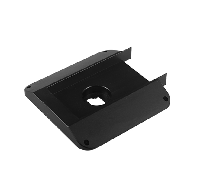 Black metal bracket parts Bracket Parts