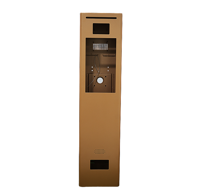 Sheet metal housing for vertical smart devices