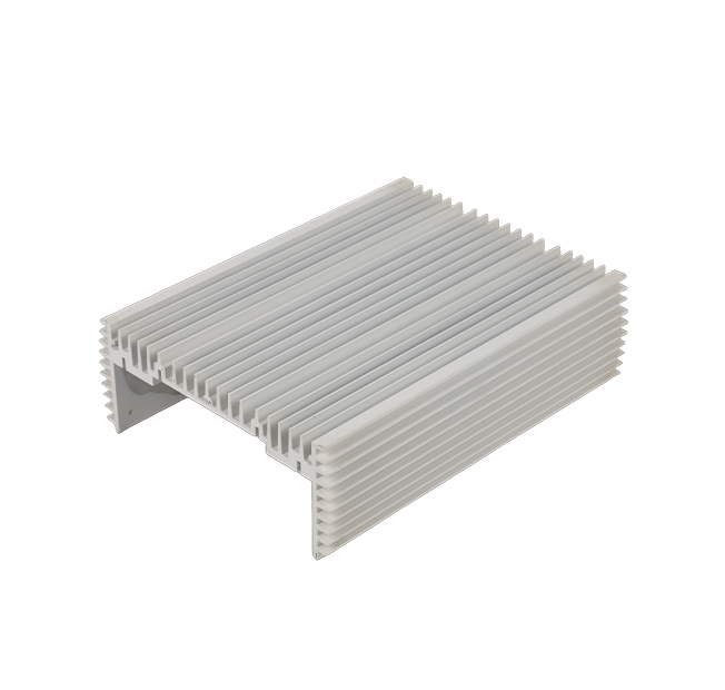 Light grey aluminum heat sink Stamping Parts