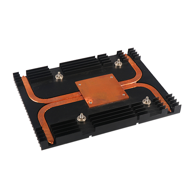 Heat pipe fin combined passive radiator