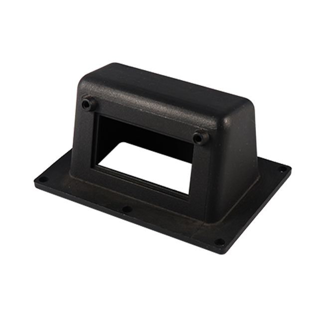 Plastic housing/bracket components for automotive electronic equipment