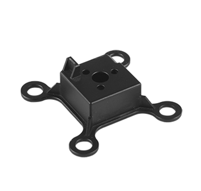 Black plastic bracket parts Bracket Parts